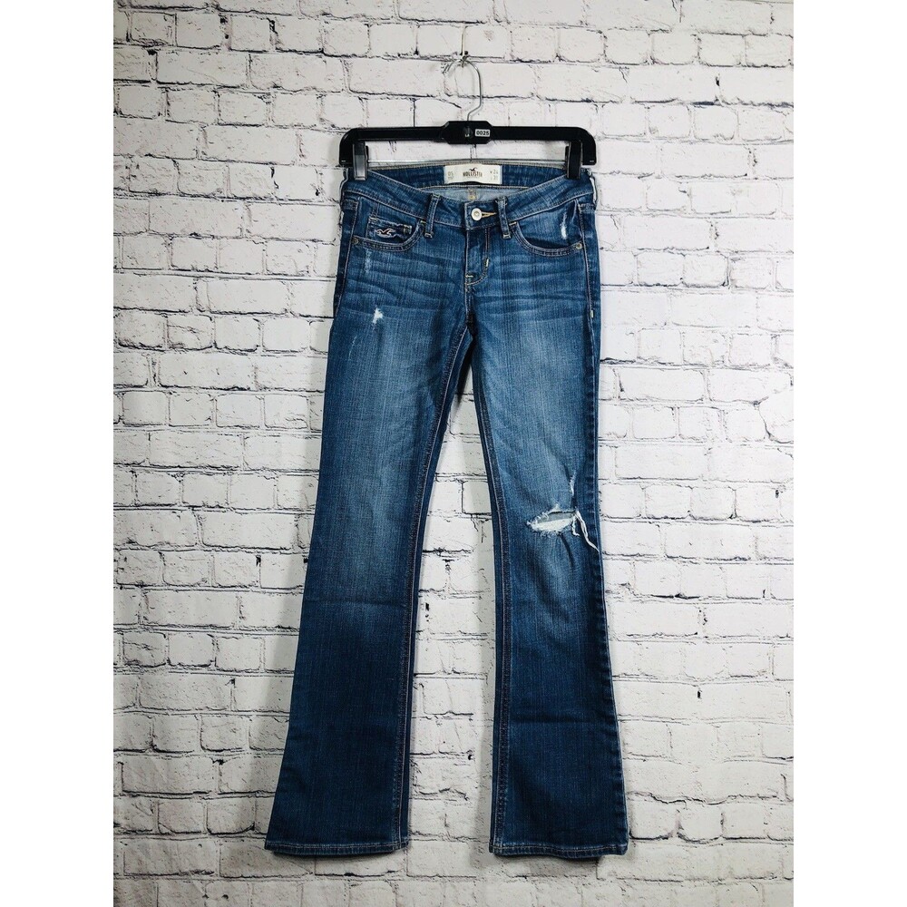 Hollister‎ Women’s Ripped Blue Jeans W-24